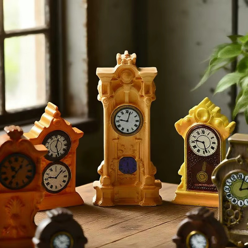 MYPANDA Puppenhaus Miniatur Wanduhr, Zubehör, 1/8 Stück, 1/12 - Bild 2