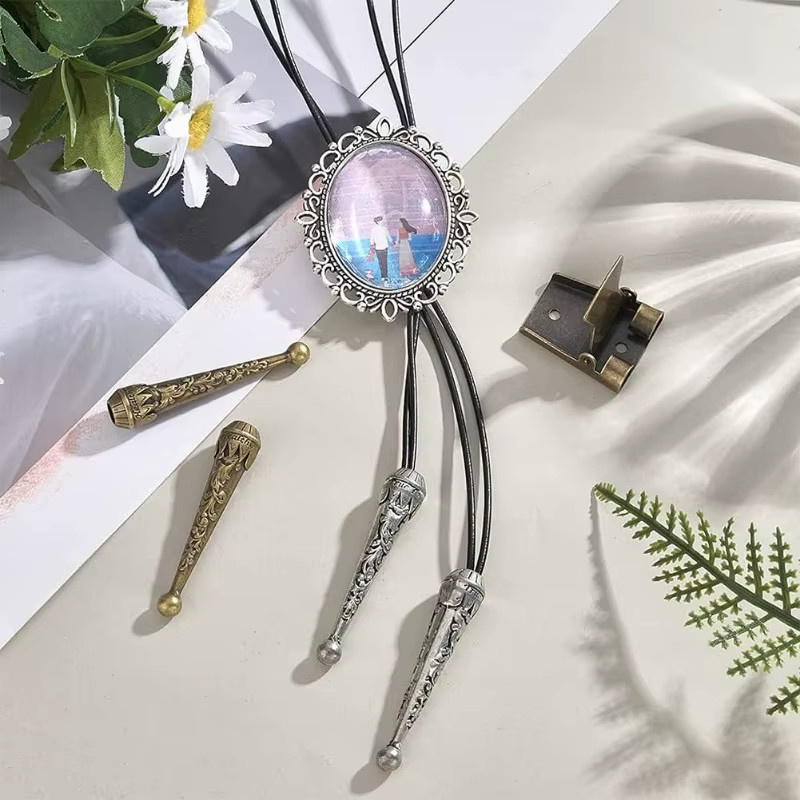 Bolo Tie Teile Kit, Messing, Vintage - Bild 2