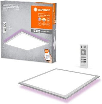 LEDVANCE SMART+ WiFi LED-Rahmen-Panelleuchte RGB in Weiß mit Fernbedienung, dimmbar, B/B/H: 45 x 45 x 1 cm, 27W, 1800lm - Bild 1