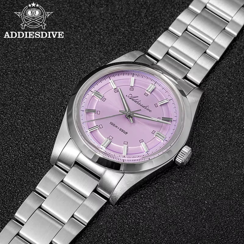 ADDIESDIVE Armbanduhr Quarz, Edelstahl, Silber, Herren - Bild 2