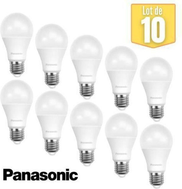 Panasonic LED-Lampen E27 A60 8,5W Warmweiß 2700K 10er-Pack - Bild 1