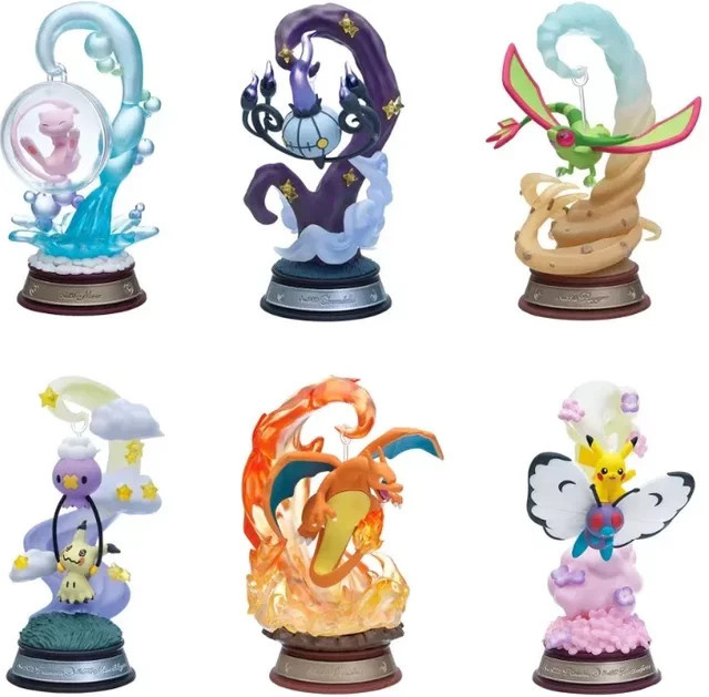 Re-ment Pokémon Haunted Swing Figuren-Set, Chandelure, Sammlermodell - Bild 1