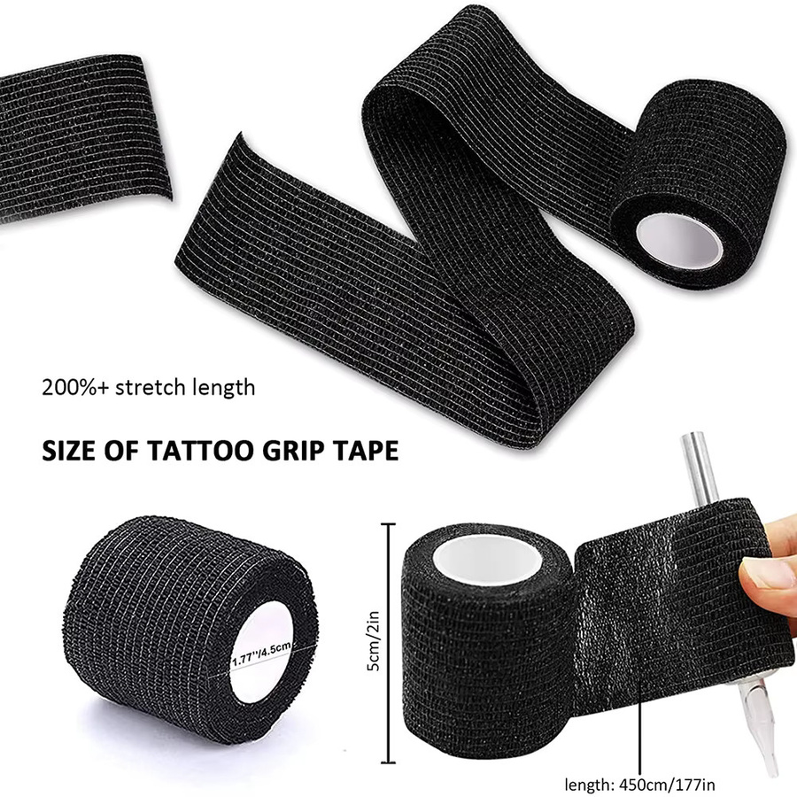 Usiriy Tattoo Grip Bandage, Schwarz, Unisex - Bild 3