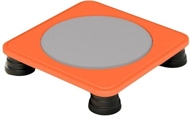 OOTDTY Kinder Fitness Trampolin, Sprungmatte, orange - Bild 1