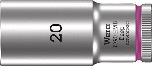 Wera Steckschlüsseleinsatz 20 mm in Silber mit 3/8 Zoll Antrieb - Bild 1