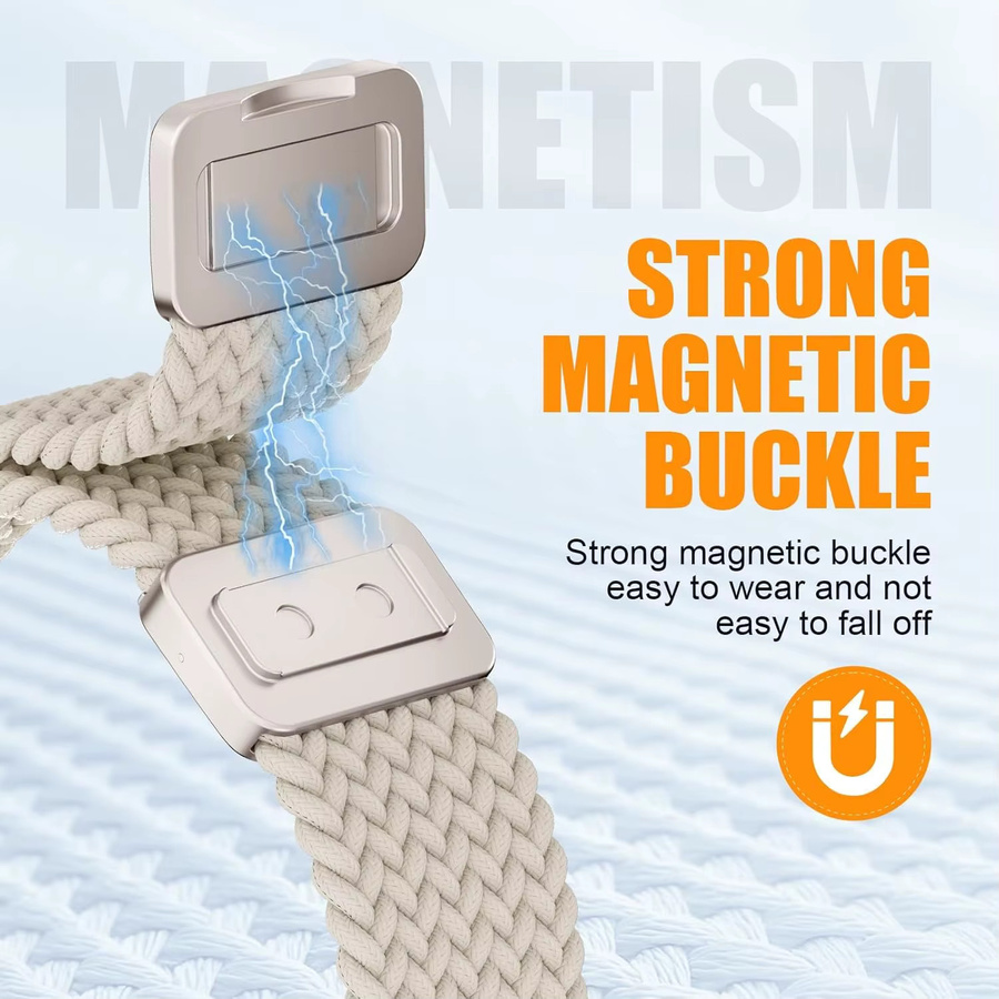 Xiaomi Uhrenarmband Nylon, Weiß, Unisex - Bild 2