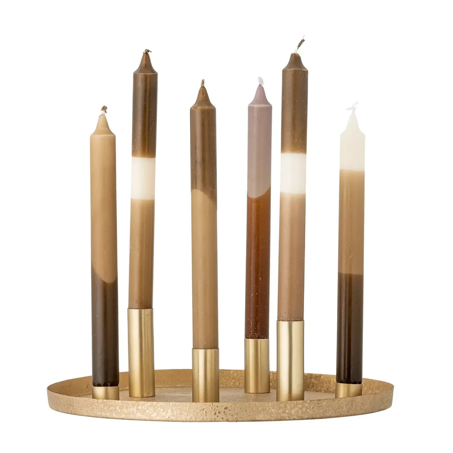 Bloomingville Kerzenhalter Maxime aus Metall in Gold, Höhe: 30 cm, Breite: 30 cm, Tiefe: 6 cm - Bild 1