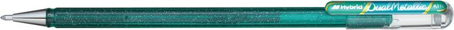Pentel Gelstift Glitzer Dual in Grün und Metallic-Blau - Bild 1