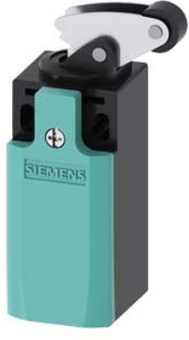 Siemens Positionsschalter 3SE5212-0LF10 mit Rollenhebel aus Metall und Kunststoffrolle, IP66/IP67, Mehrfarbig - Bild 1
