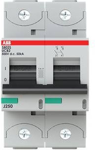 ABB S802S-UCB2 Leitungsschutzschalter 2A 500V Grau - Bild 1