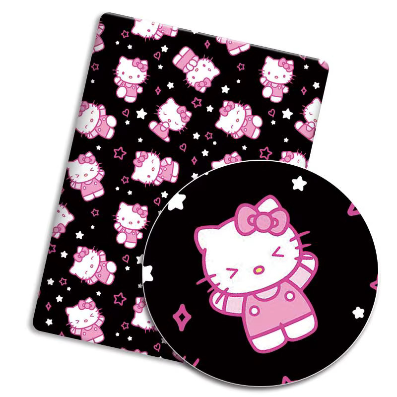 Sanrio DIY Cartoon Patchwork-Gewebe aus Baumwoll-Polyester für Kinder Heimtextilien und Puppenkleidung Breite: 140 cm, Höhe: 50 cm - Bild 2