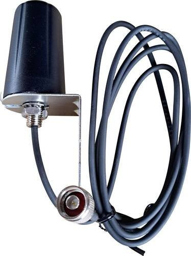 Wittenberg Antennen 5G LTE Rundstrahlantenne mit 2m Kabel und N-Stecker, 50 Ohm Wand- und Mastantenne in Schwarz - Bild 1