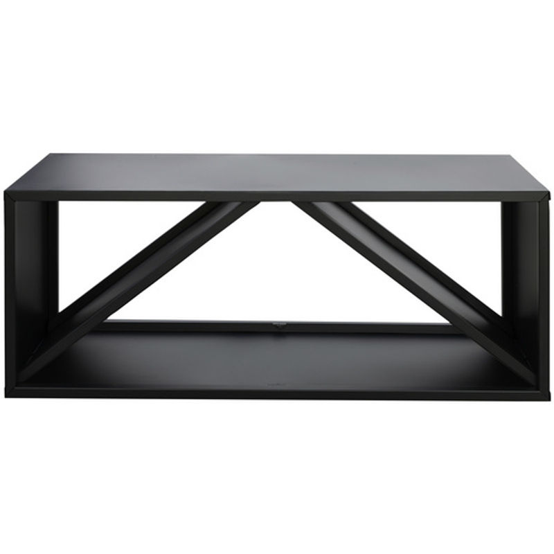 Westmann modernes Kaminholzregal aus Stahl in Schwarz, B/T/H: 104 x 34,5 x 40 cm - Bild 8