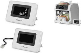 Safescan Externes LCD-Display ED-160 Zähldisplay in Weiß mit Plug & Play Konnektivität - Bild 1