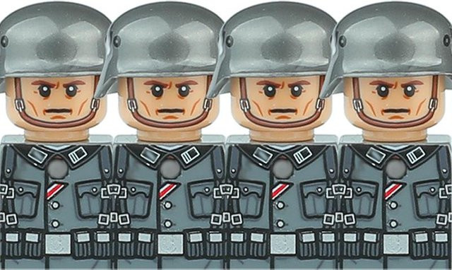 Yiran toy WK2 Militärische Deutsche Soldaten Figuren, Bausteine, ab 14 Jahren - Bild 1