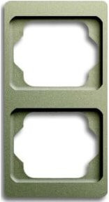 Busch-Jaeger Rahmen 2-fach Palladium Silber senkrecht 1732 KA-260 - Bild 1