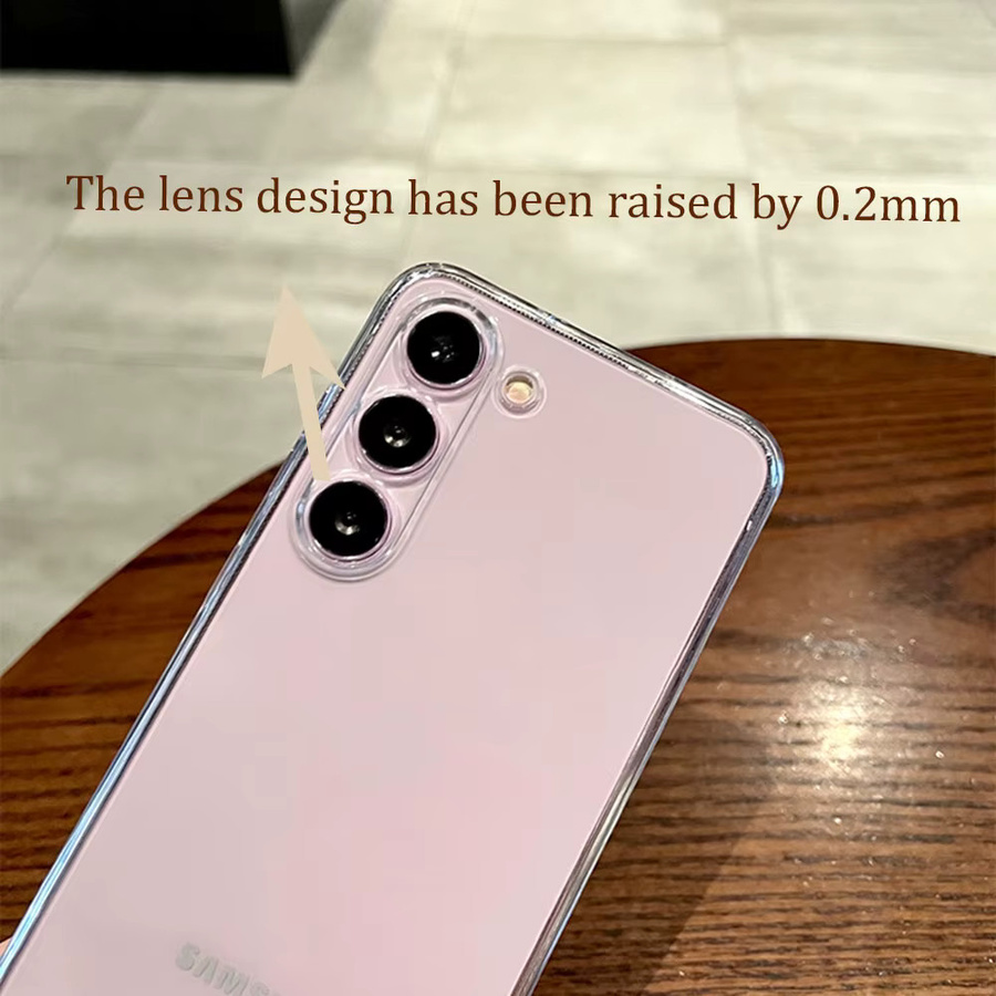 Stoßfeste transparente Silikon-Schutzhülle für Samsung Galaxy S26 S25 S24 S23 S21 FE S25 Plus Note 20 Ultra - Bild 2