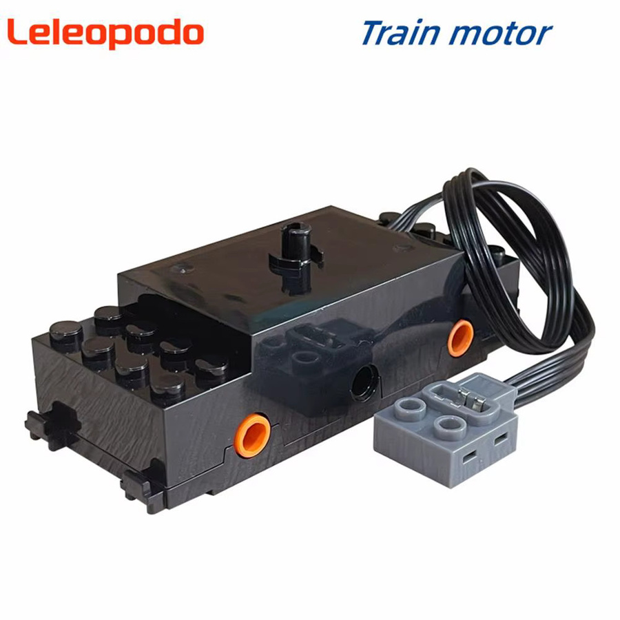 Leleopodo Motor 88002 Technischer Geschwindigkeit Motor aus Kunststoff für Bahnstrecken und Spielzeug-Zubehör in Schwarz - Bild 3