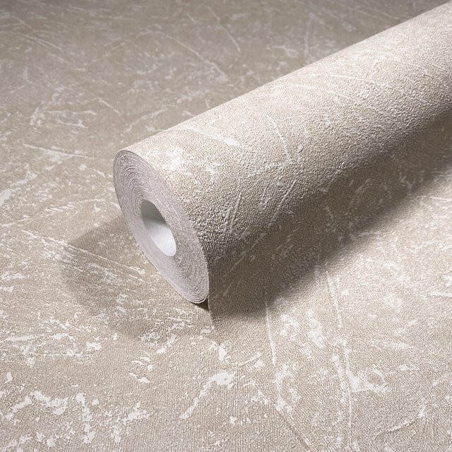 Marburg Vliestapete Modern Beige mit Struktur und FSC-Zertifizierung - Bild 1