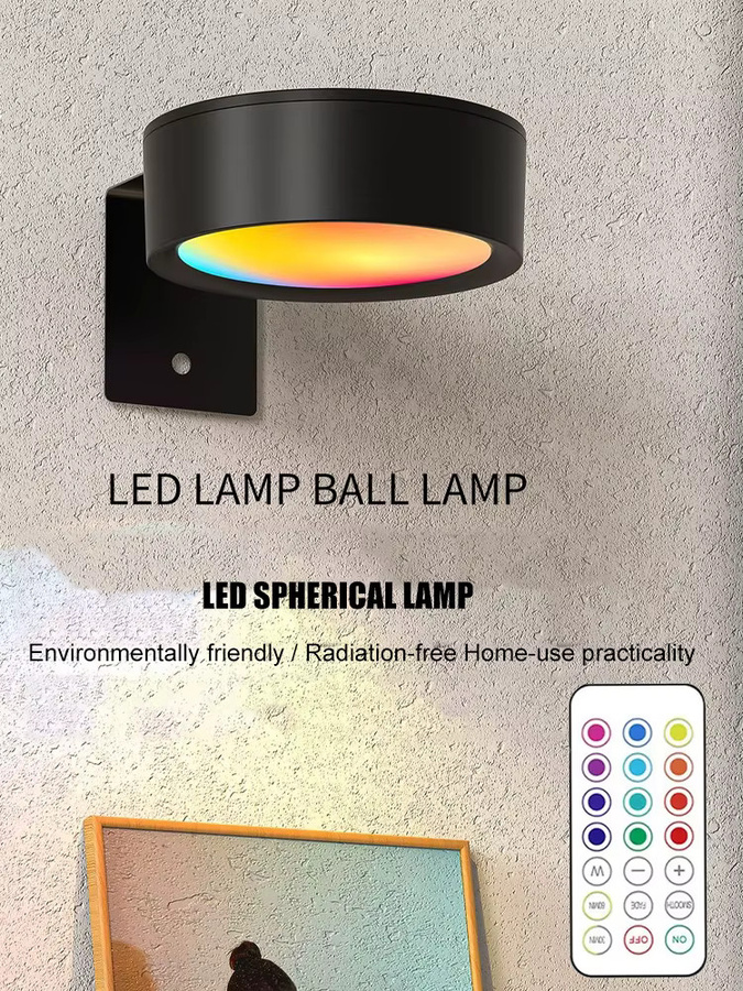 KDULIT Magnetische Bildleuchte in Schwarz, batteriebetriebene Wandleuchte mit Fernbedienung, Dimmfunktion und Timer für moderne Dekoration - Bild 7