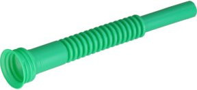 Hünersdorff Auslaufrohr STANDARD-Benzin in Grün aus HDPE - Bild 1