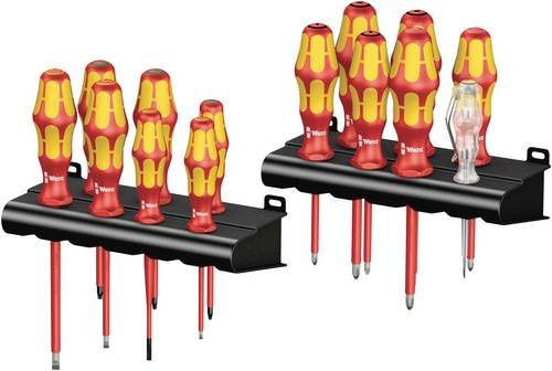 Wera Kraftform Big Pack 100 VDE Schraubendreher-Set, 14-teilig, isoliert, rot-gelb-mehrfarbig - Bild 1