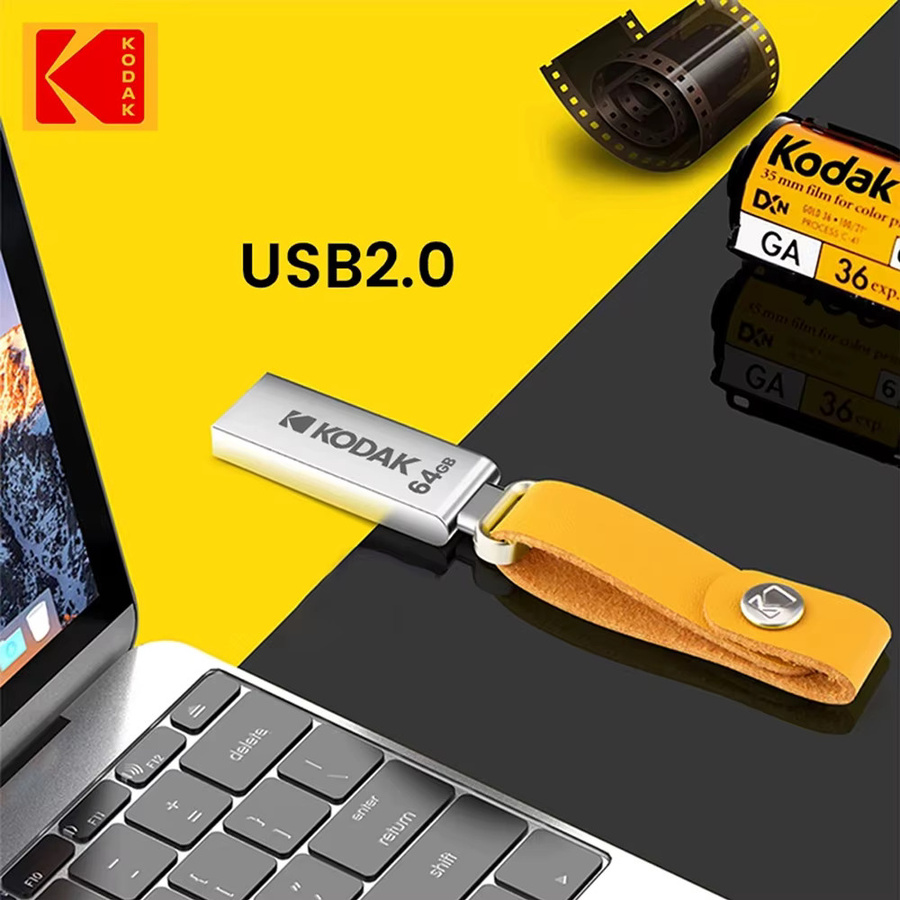 Kodak K122 Metall Mini USB 2.0 Flash-Laufwerk USB-A in Silber mit 32GB - Bild 5