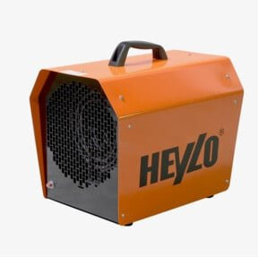 Heylo Master Elektroheizer DE 9 XL in Orange mit 4,5 / 9 kW Heizleistung und Thermostat - Bild 1