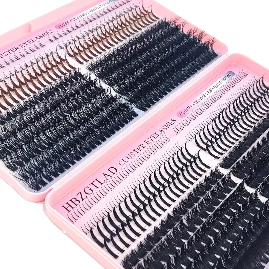 AMSDCN Wimpernbüschel, Black, Unisex - Bild 4