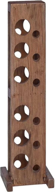 vidaXL Regal aus massivem Mahagoni-Holz in Braun, B/T/H: 20 x 25 x 100 cm - Bild 1