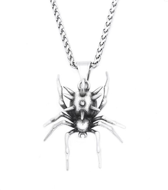 Rui Di Spinnen Anhänger Edelstahl, Silber, Unisex - Bild 1