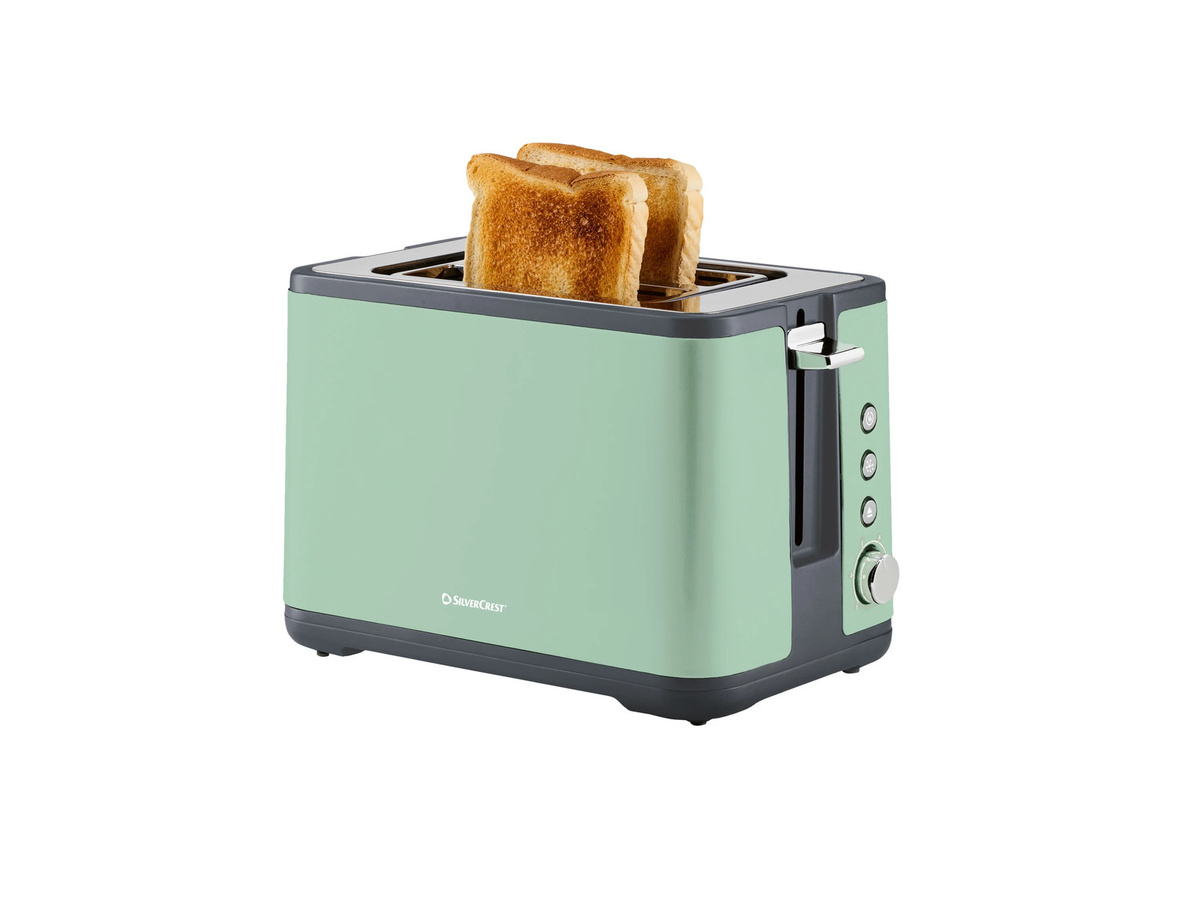 SILVERCREST Doppelschlitz-Toaster STC 850 E4 in Grün mit Auto-Shutoff - Bild 2