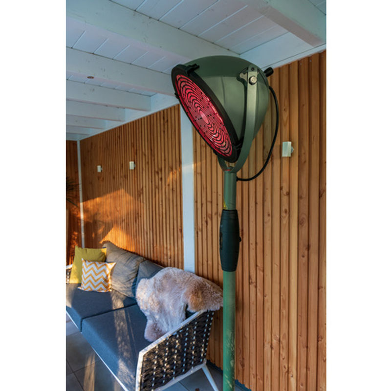 sunred Terrassenheizung Indus Ultra SMART in Grün mit App-Steuerung und WiFi, 2100 W, Heizleistung bis max. 25 m² - Bild 3