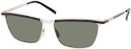 Saint Laurent SL 795 JOE Sonnenbrille, Rechteckig, Metall, Herren, Silber, Grau - Bild 1