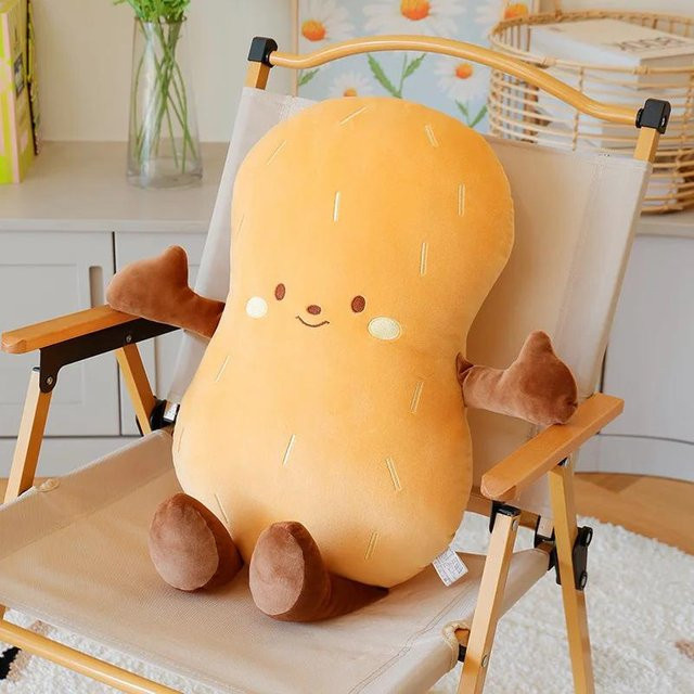 Yiran toy Erdnuss Plüschtier Kissen, 45cm - Bild 1