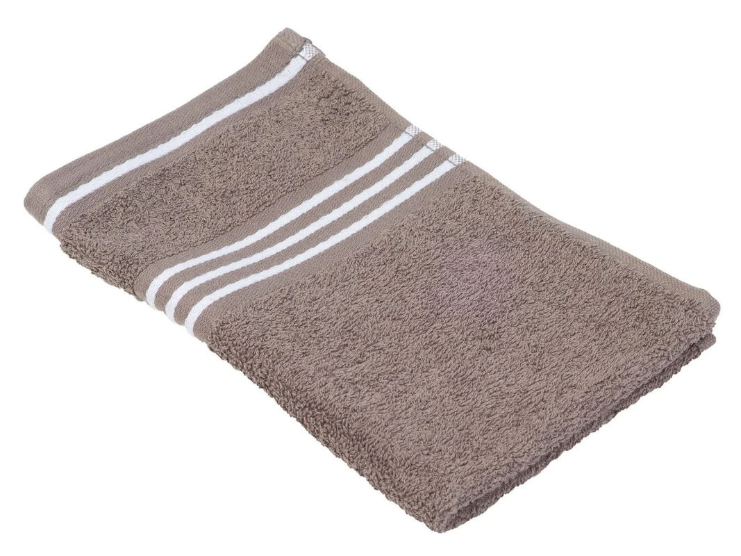 GÖZZE Gästetuch Rio Doppelpack aus Baumwolle, gestreift, Beige, B: 30 cm x H: 50 cm - Bild 3