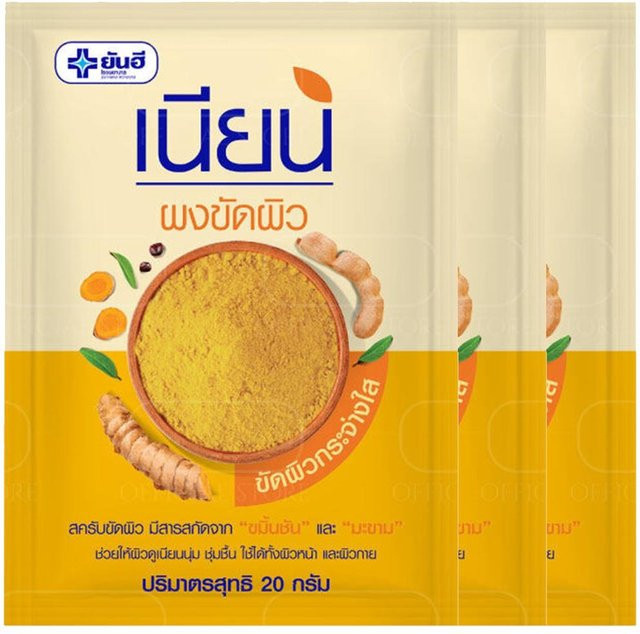Yanhee Puder Körperpeeling, Kurkuma, Tamarinde, Unisex - Bild 1