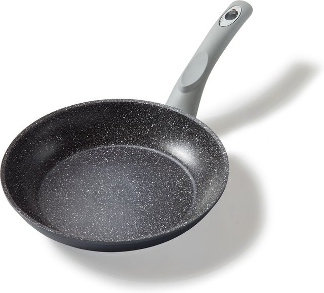 STONELINE Gourmundo Bratpfanne Schwarz mit Steinpartikeln, Durchmesser: 24 cm, Antihaftbeschichtung für alle Herdarten inklusive Induktion - Bild 1