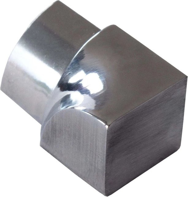 Dalsys Inneneck Fliesenschiene Viertelkreis aus Edelstahl in Silber poliert, Breite: 12,5 mm - Bild 1