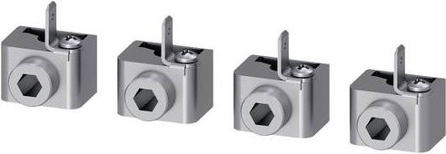 Siemens Rundleiteranschlussklemme 3VA9134-0JG10 in Silber - Bild 1