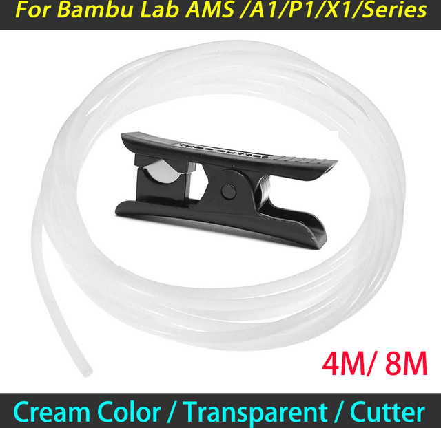 Bambu Lab PTFE-Schlauch für Bowden Extruder und AMS, passend für A1 Mini, A1, P1P, P1S und X1C, blau, 2,5 x 4 mm - Bild 1