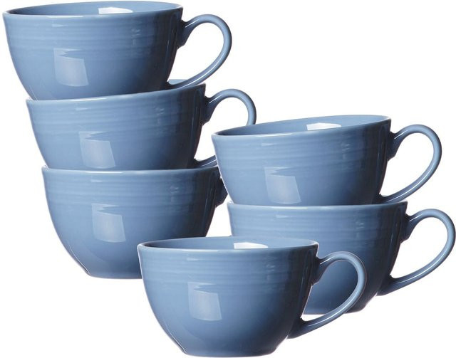 Ritzenhoff & Breker Kaffeetassen Levi Blau 6er Set 220 ml - Bild 1
