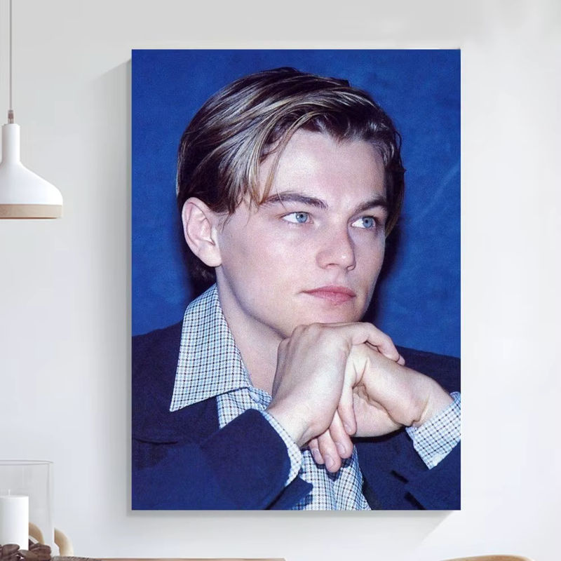 Selbstklebendes Leonardo DiCaprio Young Poster als moderne Wandkunst in HD-Qualität, mehrfarbig, Hochformat, 25 x 20 cm - Bild 5