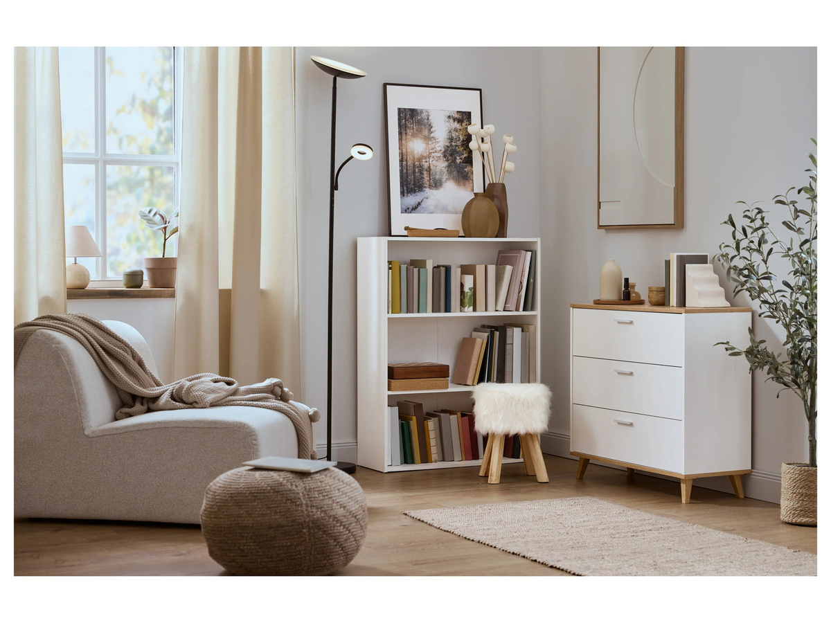 LIVARNO LED-Deckenfluter Schwarz dimmbar mit Up-and-Down-Lichtfunktion und Leuchtmittel inklusive - Bild 2