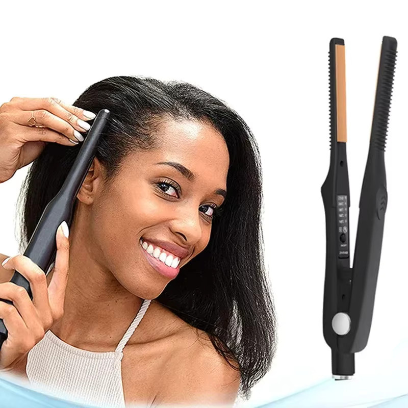 Tinsol 2-in-1 Mini-Haarglätter und Lockenstab, Unisex - Bild 4