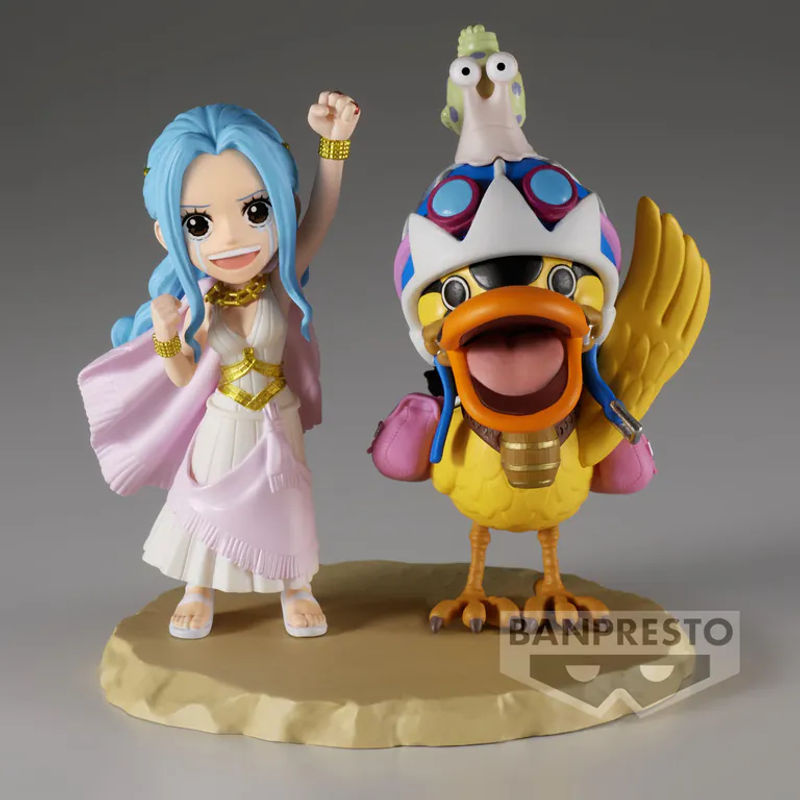 Banpresto One Piece Log Story Nefertari Vivi und Karu Sammlerfigur aus Kunststoff, mehrfarbig - Bild 3