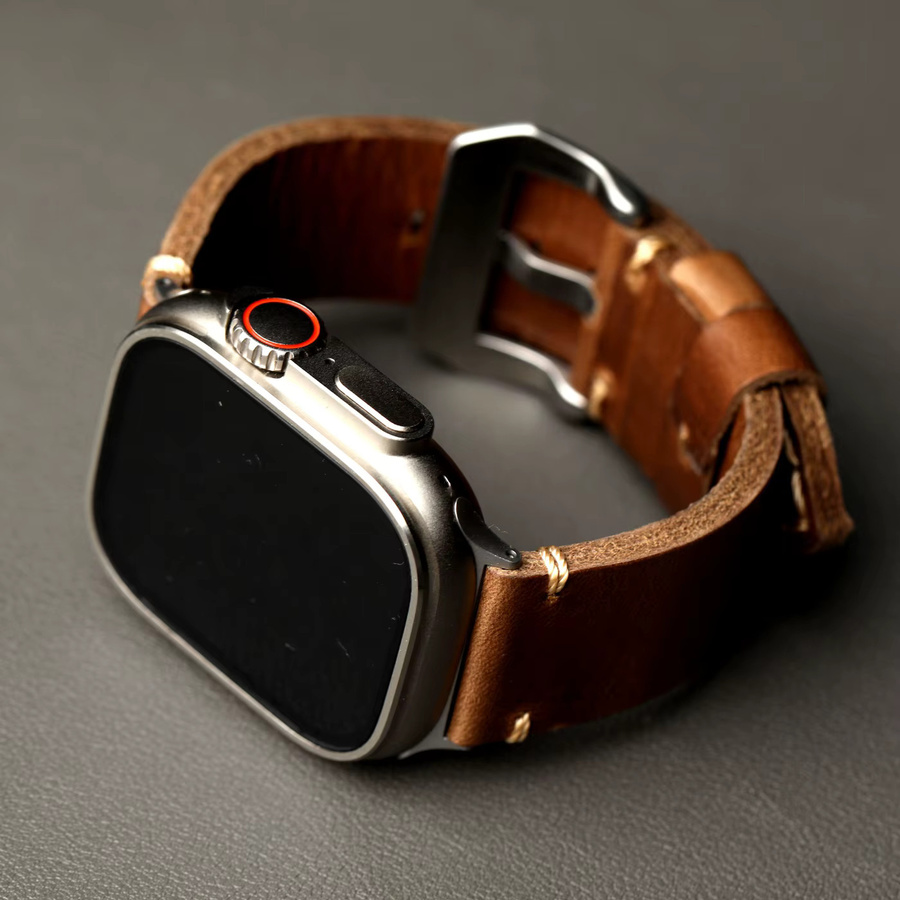 Raystray Uhrenarmband Echtleder, Herren - Bild 1