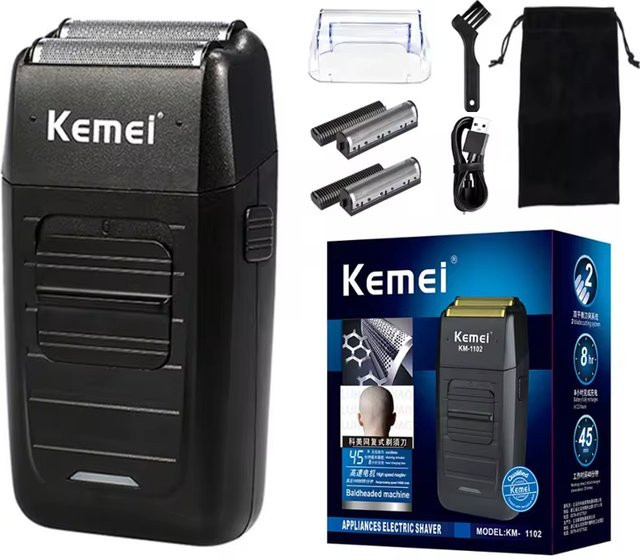 Kemei Trimmer KM-1102, Schwarz, Herren - Bild 1