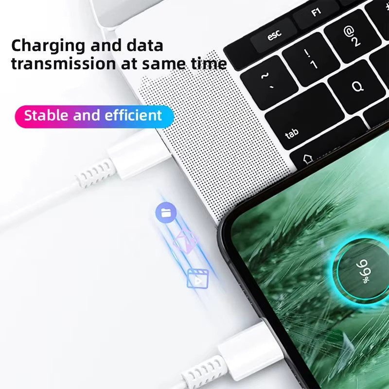 Samsung USB-C Typ C Kabel für Superschnellladung 45 W in Schwarz oder Weiß - Bild 3