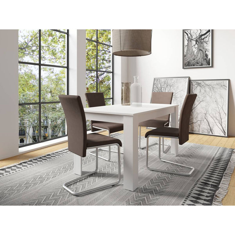 byLIVING Esstisch NEPAL in Weiß, moderner Küchentisch, B/T/H: 140 x 80 x 75 cm - Bild 2